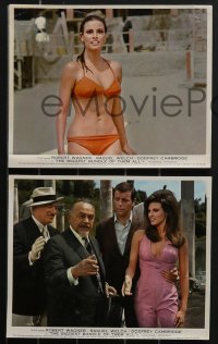 3f1338 BIGGEST BUNDLE OF THEM ALL 6 color English FOH LCs 1968 both with sexy Raquel Welch in bikini!