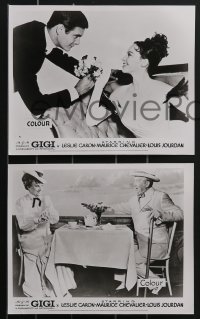 3f1321 GIGI 8 English FOH LCs 1959 Leslie Caron, Louis Jourdan, Maurice Chevalier, Eva Gabor!