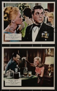 3f1336 NOT WITH MY WIFE YOU DON'T 7 color English FOH LCs 1967 Tony Curtis, Lisi, George C. Scott!