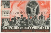 3f1237 LEGION OF THE CONDEMNED herald 1928 Gary Cooper, Fay Wray, Wellman, different & rare!