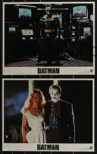 3f0808 BATMAN 8 LCs 1989 Michael Keaton, Kim Basinger, Jack Nicholson, directed by Tim Burton!