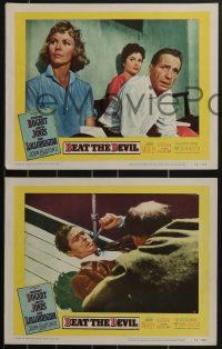 3f0846 BEAT THE DEVIL 7 LCs 1954 Humphrey Bogart, Gina Lollobrigida, Peter Lorre, Robert Morley!