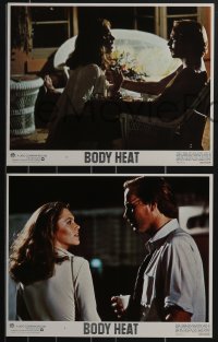 3f0811 BODY HEAT 8 LCs 1981 William Hurt, Kathleen Turner, Richard Crenna, Ted Danson!