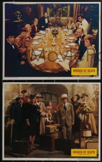 3f0827 MURDER BY DEATH 8 LCs 1976 Peter Sellers, David Niven, Peter Falk, Maggie Smith!