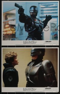 3f0834 ROBOCOP 8 LCs 1988 Verhoeven classic, Peter Weller is part man, part machine, all cop!