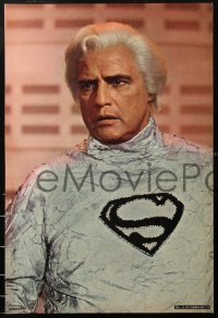 3f0093 SUPERMAN 2 color 20x30 stills 1978 great images of Gene Hackman & Marlon Brando as Jor-El!