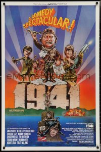 3g0661 1941 style F 1sh 1979 Spielberg, art of John Belushi, Dan Aykroyd & cast by Peter Green!