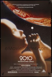 3g0663 2010 1sh 1984 sequel to 2001: A Space Odyssey, full bleed image of the starchild & Jupiter!