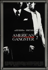 3g0675 AMERICAN GANGSTER DS 1sh 2007 Denzel Washington, Russell Crowe, Ridley Scott directed!