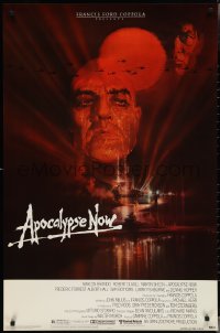 3g0682 APOCALYPSE NOW 1sh 1979 Francis Ford Coppola, classic Bob Peak art of Brando and Sheen!