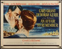 3g0525 AFFAIR TO REMEMBER 1/2sh 1957 art of Cary Grant about to kiss Deborah Kerr, Leo McCarey!