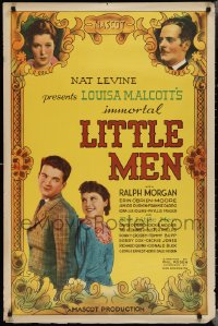 3g0843 LITTLE MEN 1sh 1935 Louisa May Alcott's Jo now runs school for homeless boys, ultra rare!