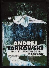 3g0390 ANDREJ TARKOWSKI 24x33 German film festival poster 2018 floating Margarita Terekhova!