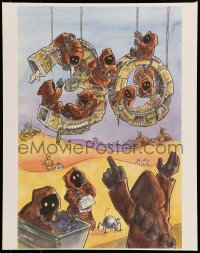 3g0456 STAR WARS CELEBRATION IV 13x17 art print 2007 art of Jawas by Amy Pronovost!