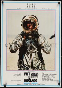 3g0118 RIGHT STUFF Yugoslavian 19x27 1985 Shepard as Chuck Yeager walking away from NF-104A crash!