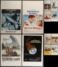 3h0112 LOT OF 12 FORMERLY FOLDED WINDOW CARDS 1960s-1970s great images from a variety of movies!