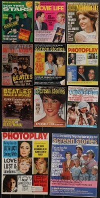 3h0299 LOT OF 11 1960-1970S MOVIE MAGAZINES 1960-1970s filled with great images & articles!