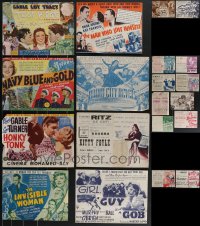 3h0400 LOT OF 10 HERALDS 1930s-1940s great images from a variety of different movies!