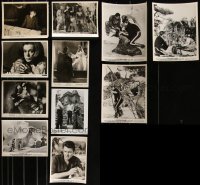 3h0556 LOT OF 11 HORROR/SCI-FI 8X10 STILLS 1940s-1980s great scenes from several scary movies!