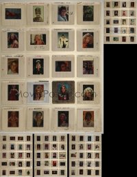 3h0469 LOT OF 100 FEMALE STARS 35MM SLIDES 1960s-1980s color portraits of beautiful women!