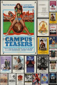 3h0139 LOT OF 119 FOLDED ONE-SHEETS 1970s-1990s great images from a variety of different movies!