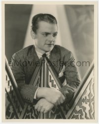 3j0354 JAMES CAGNEY 8x10 still 1930s pensive portrait of Warner Bros star by deco screen by Ferenc!