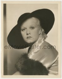 3j0356 JEAN HARLOW 8x10 still 1932 in large hat of picturesque line while she was filming Red Dust!