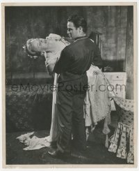 3j0384 STREETCAR NAMED DESIRE stage play 8x10 still 1947 Marlon Brando & Jessica Tandy on Broadway!