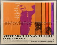 3j0189 BULLITT 1/2sh 1968 great close up of tough Steve McQueen, Peter Yates car chase classic!