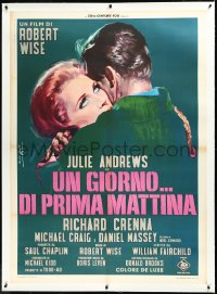 3j0465 STAR linen Italian 1p 1969 different Nistri art of Julie Andrews & Richard Crenna, Robert Wise