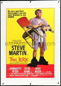 3j1017 JERK linen style B int'l 1sh 1979 Steve Martin, son of a poor black sharecropper, Carl Reiner!