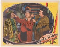 3j0257 BOHEMIAN GIRL LC 1936 Stan Laurel & Oliver Hardy stealing man's purse through deception, rare!