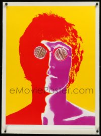 3j0673 BEATLES linen 23x31 art print 1967 John Lennon by Richard Avedon for Look Magazine, very rare