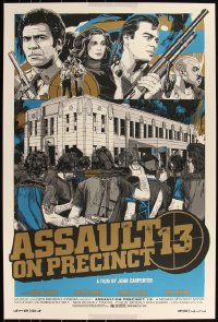 3k0091 ASSAULT ON PRECINCT 13 #16/245 24x36 art print 2011 Mondo, Tyler Stout, variant edition!