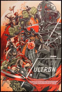 3k0106 AVENGERS: AGE OF ULTRON #16/450 24x36 art print 2015 Mondo, Marvel, Martin Ansin, regular edition!