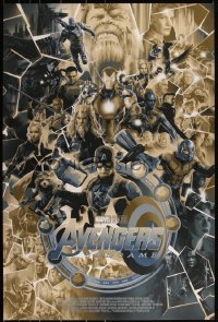 3k0108 AVENGERS: ENDGAME #16/325 24x36 art print 2019 Mondo, Matt Taylor, variant edition!