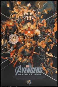 3k0110 AVENGERS: INFINITY WAR #16/4805 24x36 art print 2018 Mondo, Matt Taylor, regular edition!