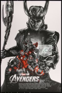 3k0099 AVENGERS #16/150 24x36 art print 2018 Mondo, art by Amien Juugo, variant edition!