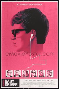 3k0117 BABY DRIVER #16/250 24x36 art print 2017 Mondo, Phantom City Creative, regular edition!