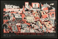 3k0133 BACK TO THE FUTURE II #15/225 24x36 art print 2021 Mondo, art by Adam Simpson, regular edition!