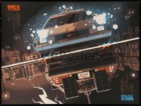 3k1674 BACK TO THE FUTURE #16/325 18x24 art print 2015 by artist Tom Whalen, Mondo, reg ed.!