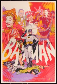 3k0172 BATMAN #16/375 24x36 art print 2014 Mondo, art by Martin Ansin, regular ed.!