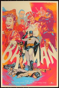 3k0173 BATMAN #17/175 24x36 art print 2014 Mondo, art by Martin Ansin, variant edition!