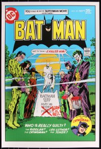 3k0151 BATMAN #16/200 24x36 art print 2019 Mondo, art by Jim Aparo, No. 291!