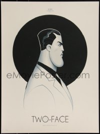 3k1723 BATMAN: THE ANIMATED SERIES #16/225 2-sided 18x24 art print 2020 Mondo, Two Face, first edition!