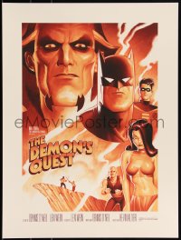 3k1704 BATMAN: THE ANIMATED SERIES #16/275 18x24 art print 2018 Mondo, Demon's Quest, regular edition!