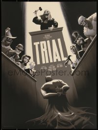 3k1727 BATMAN: THE ANIMATED SERIES #16/225 18x24 art print 2018 Mondo, The Trial, regular edition!