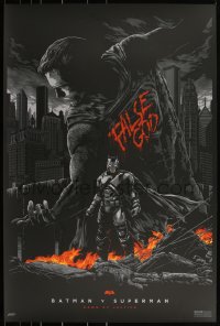 3k0177 BATMAN V SUPERMAN #16/200 24x36 art print 2016 Mondo Ken Taylor, variant edition!