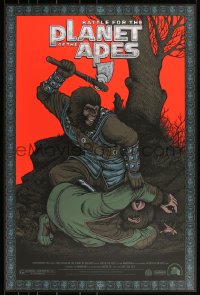 3k0182 BATTLE FOR THE PLANET OF THE APES #16/345 24x36 art print 2011 Mondo, Bertmer, regular ed.!