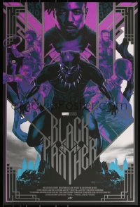 3k0228 BLACK PANTHER #16/325 24x36 art print 2018 Mondo, art by Matt Taylor, variant edition!